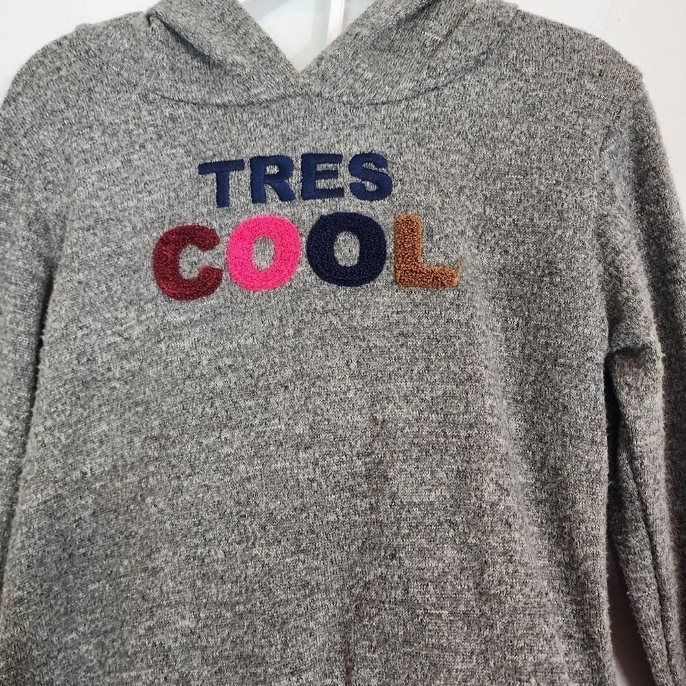 NWT French Connection Tres Cool Hoodie & Leggings Set Girls Pink Grey size 5 - Picture 4 of 7